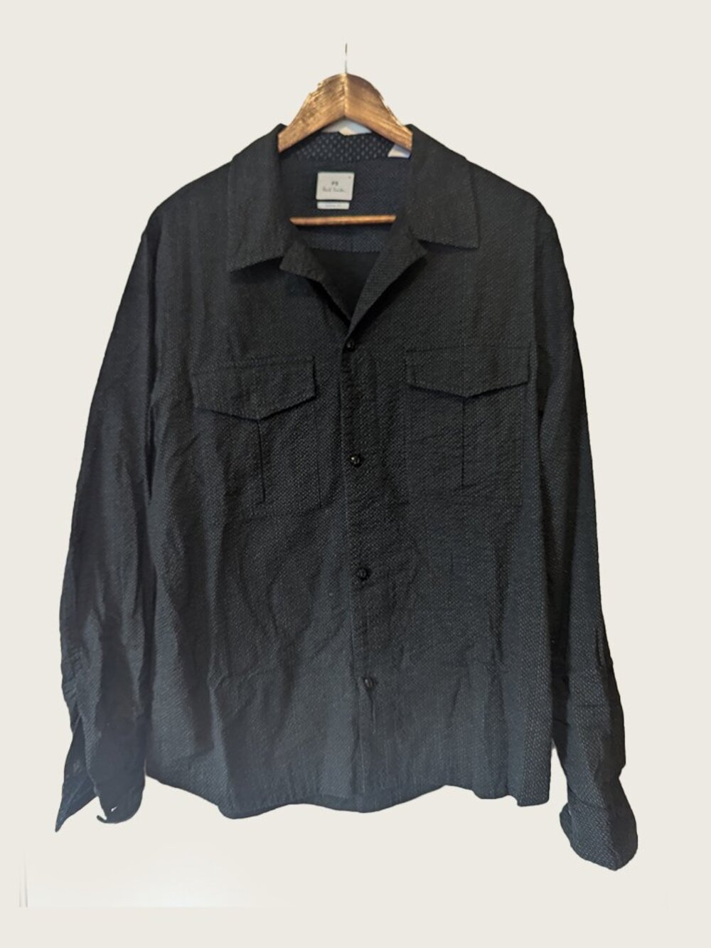 PS PAUL SMITH - Textured patterned shirt - Sz M